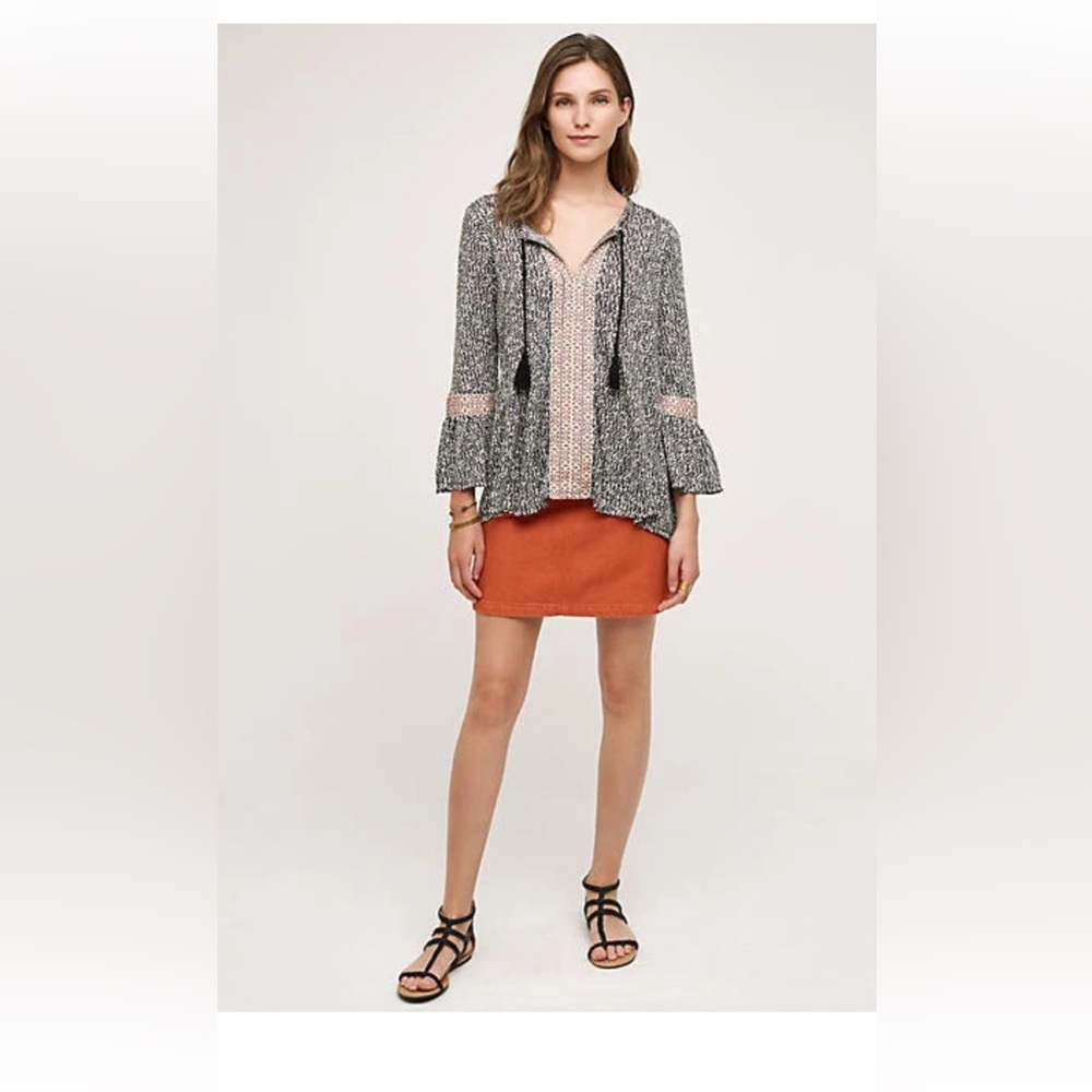 Anthropologie Anama Flawless Riada embroidered tunic